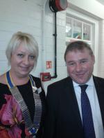 President Jackie Snape with the Honourable Mark Francois MP